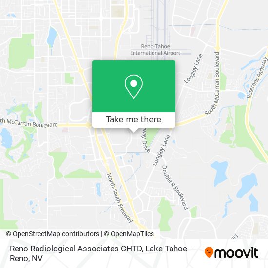Mapa de Reno Radiological Associates CHTD