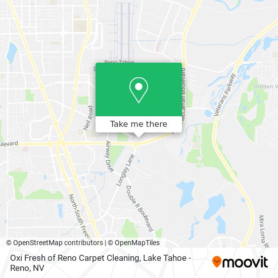 Oxi Fresh of Reno Carpet Cleaning map