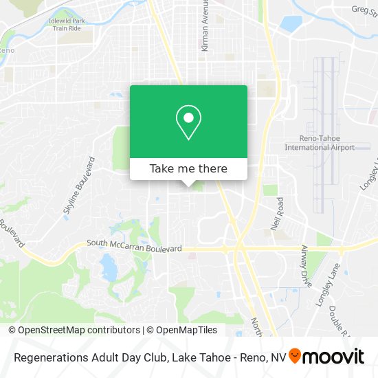 Mapa de Regenerations Adult Day Club