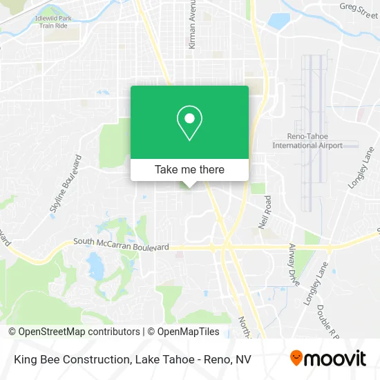 King Bee Construction map