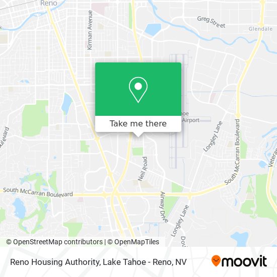 Reno Housing Authority map