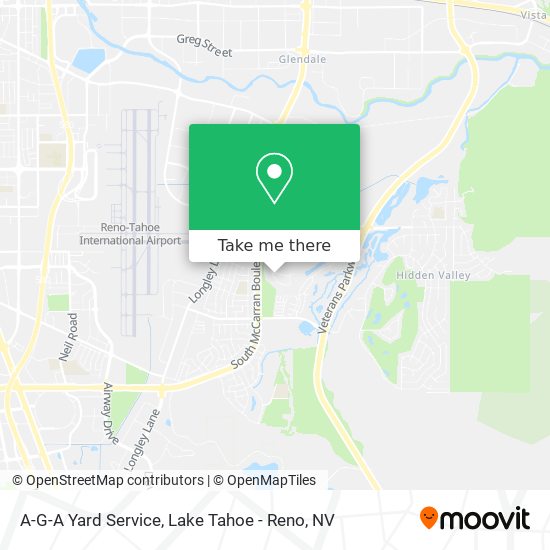 A-G-A Yard Service map