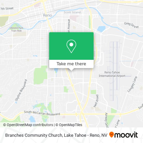 Branches Community Church map