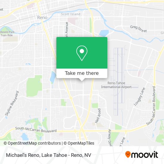 Michael's Reno map