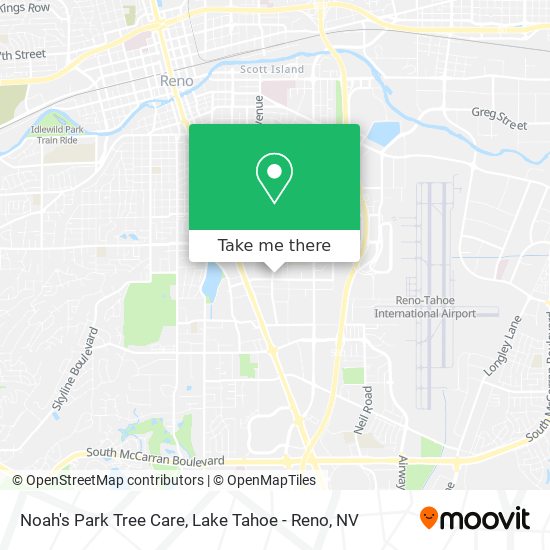 Noah's Park Tree Care map