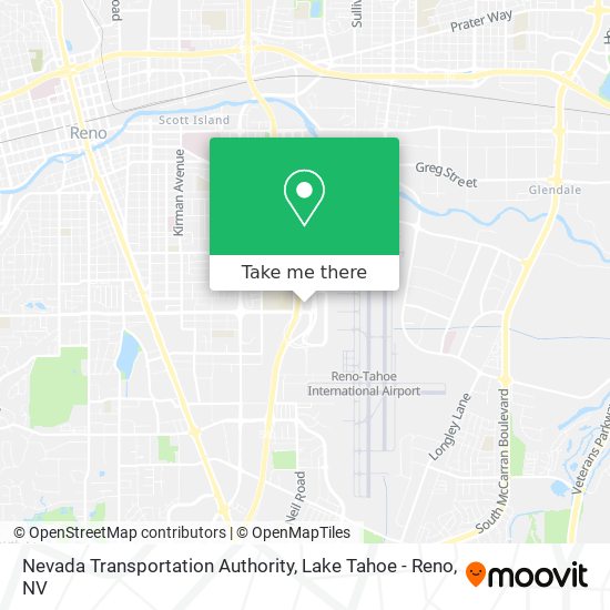 Nevada Transportation Authority map