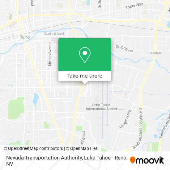 Nevada Transportation Authority map