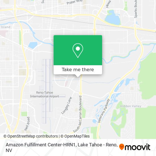 Amazon Fulfillment Center-HRN1 map