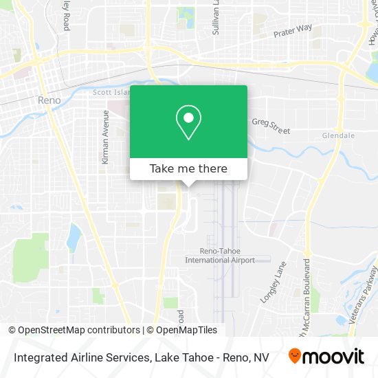 Mapa de Integrated Airline Services