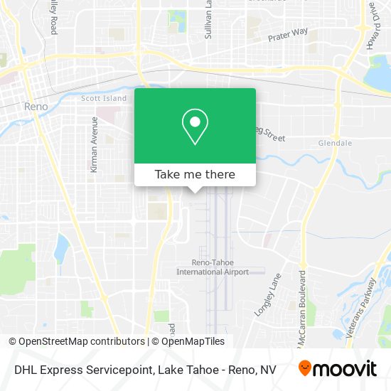 DHL Express Servicepoint map