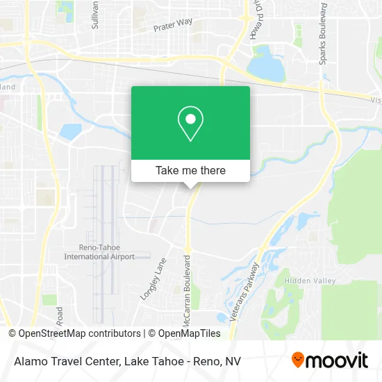 Alamo Travel Center map