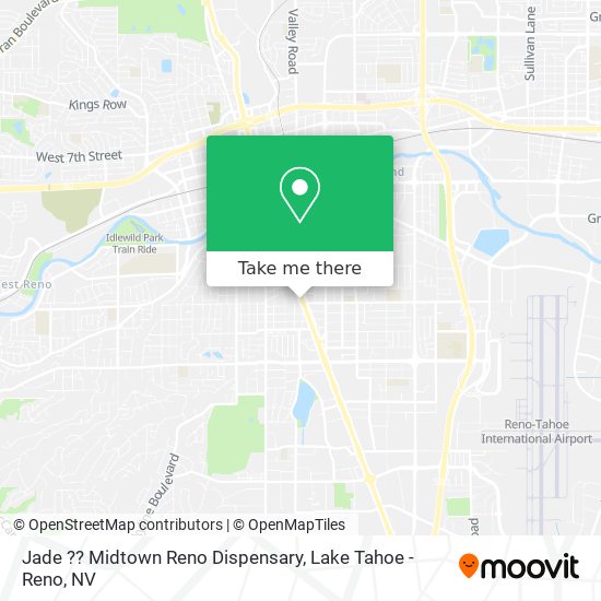 Jade ?? Midtown Reno Dispensary map