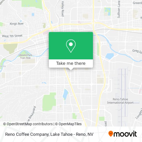 Mapa de Reno Coffee Company