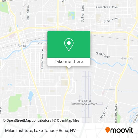 Milan Institute map