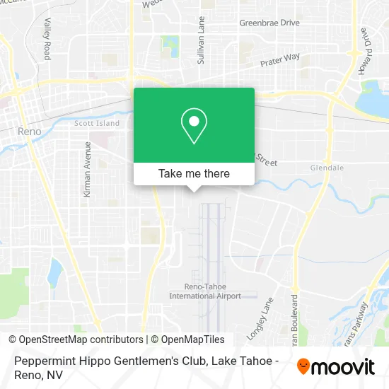 Peppermint Hippo Gentlemen's Club map