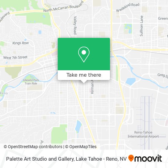 Mapa de Palette Art Studio and Gallery