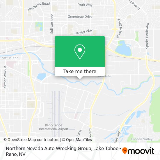 Mapa de Northern Nevada Auto Wrecking Group