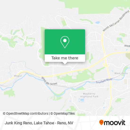 Mapa de Junk King Reno