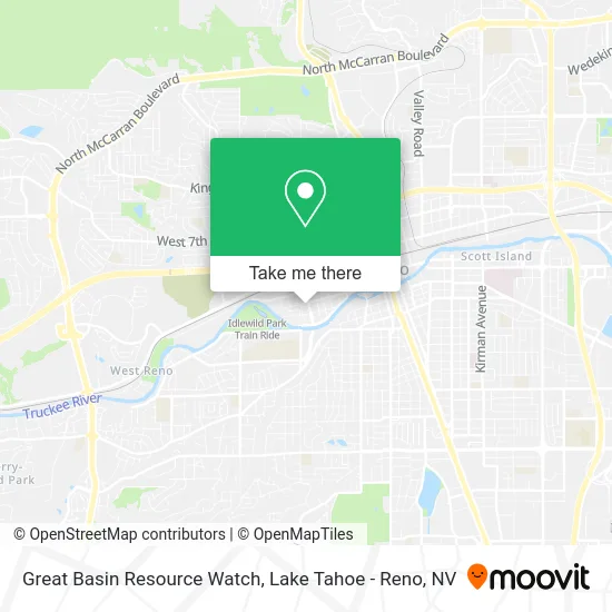 Great Basin Resource Watch map