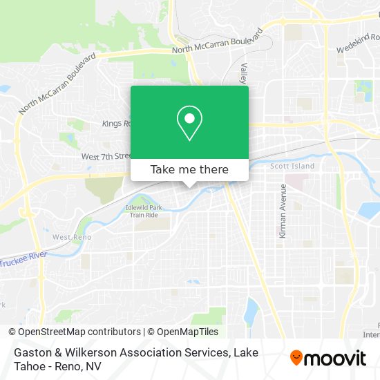 Gaston & Wilkerson Association Services map