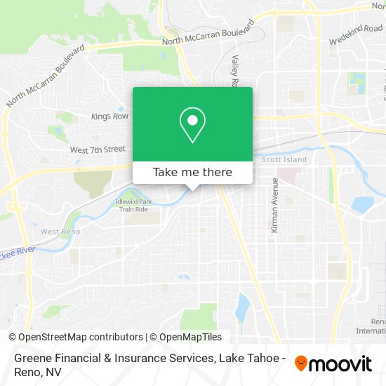 Mapa de Greene Financial & Insurance Services