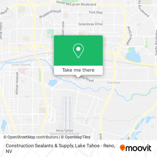 Mapa de Construction Sealants & Supply