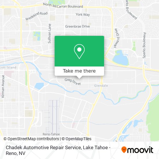 Chadek Automotive Repair Service map