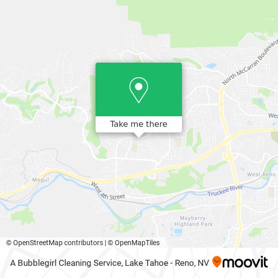 Mapa de A Bubblegirl Cleaning Service