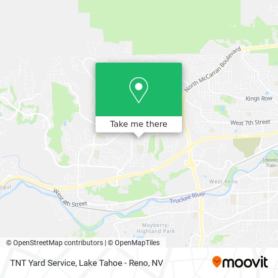 TNT Yard Service map