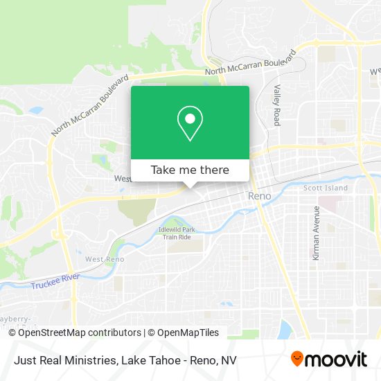 Mapa de Just Real Ministries
