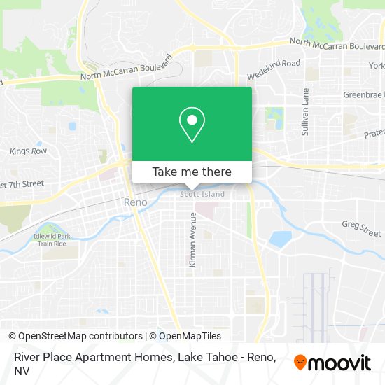 River Place Apartment Homes map