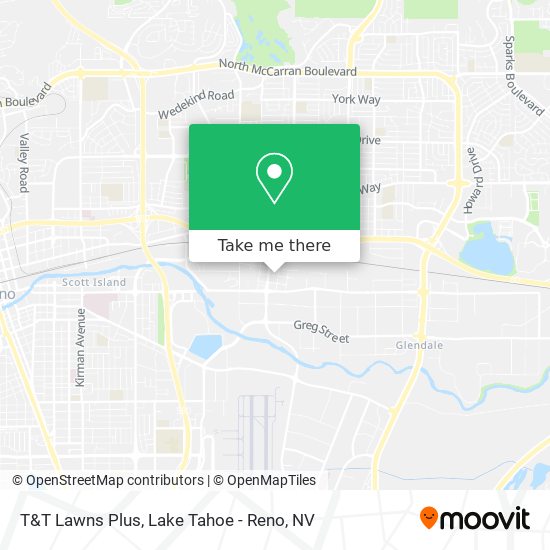 T&T Lawns Plus map