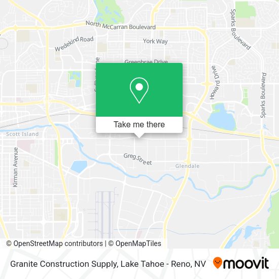 Mapa de Granite Construction Supply