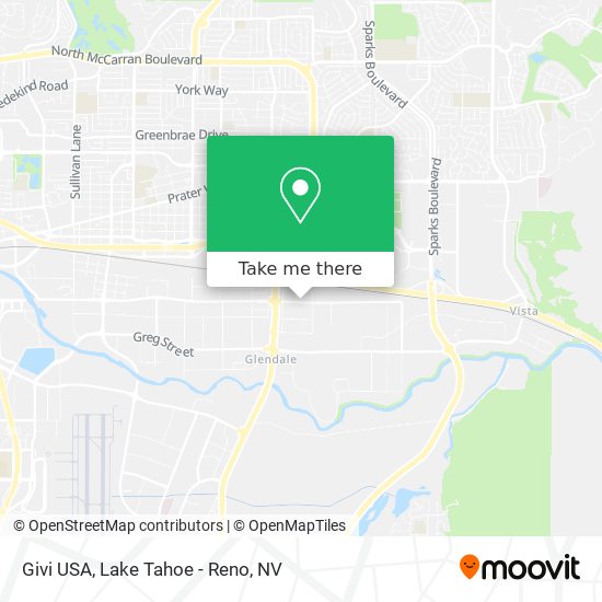 Mapa de Givi USA