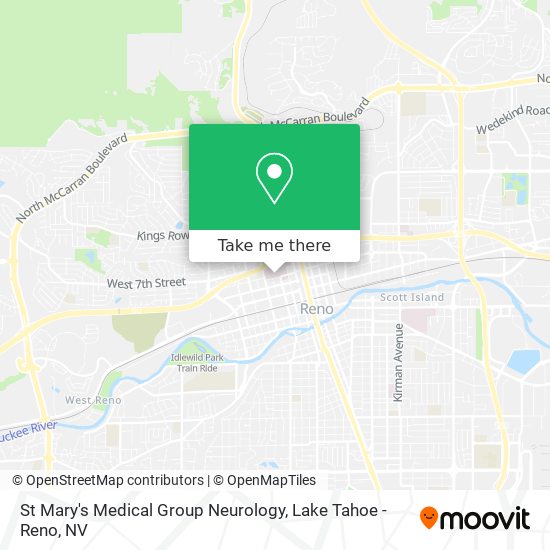 St Mary's Medical Group Neurology map