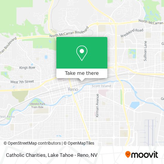 Catholic Charities map