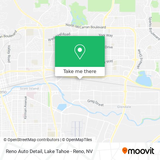 Reno Auto Detail map