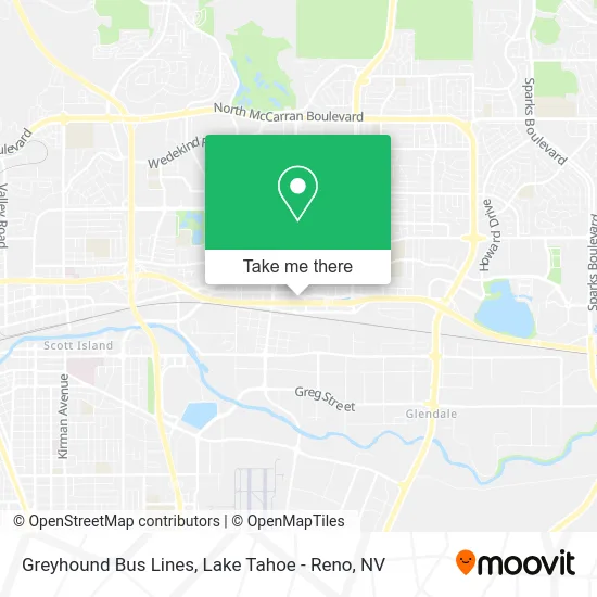 Greyhound Bus Lines map