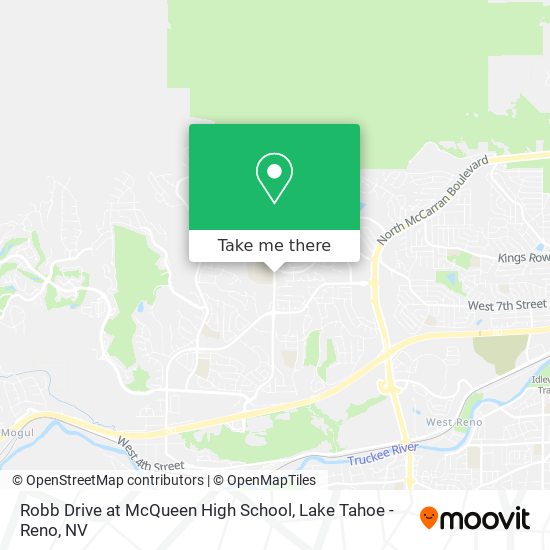 Robb Drive at McQueen High School map