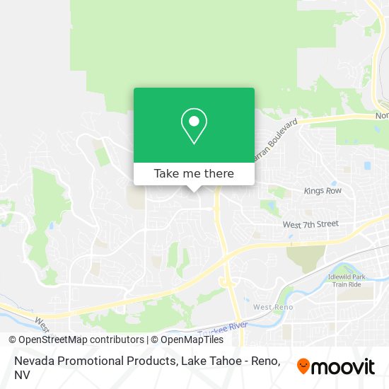 Mapa de Nevada Promotional Products