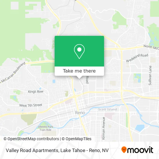 Valley Road Apartments map