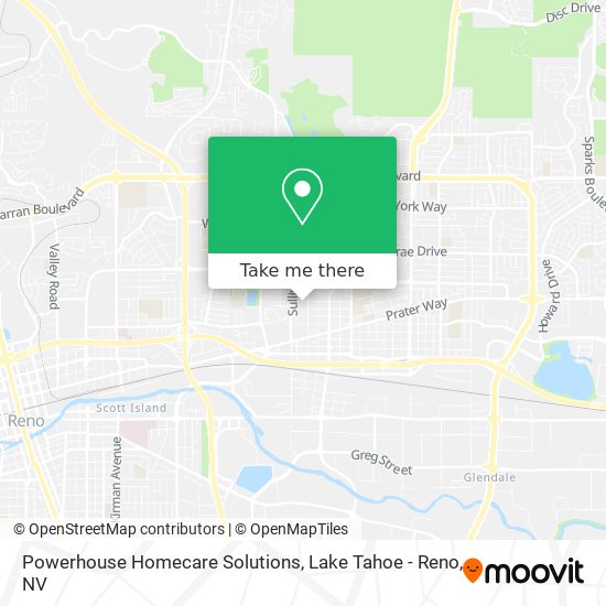 Powerhouse Homecare Solutions map
