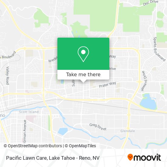 Pacific Lawn Care map