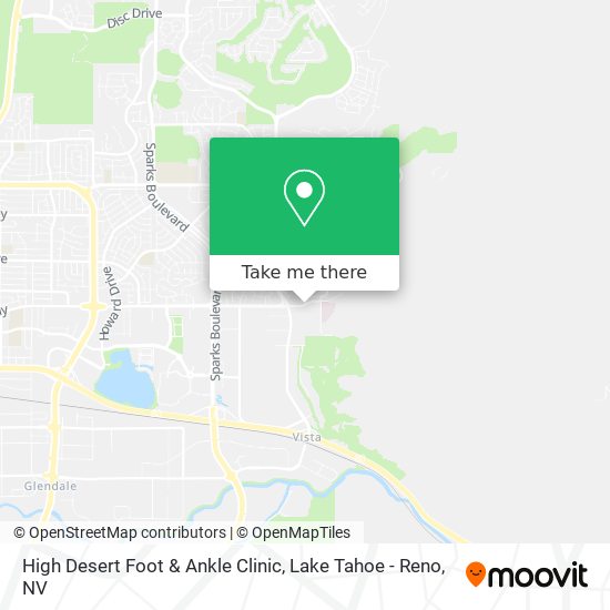High Desert Foot & Ankle Clinic map