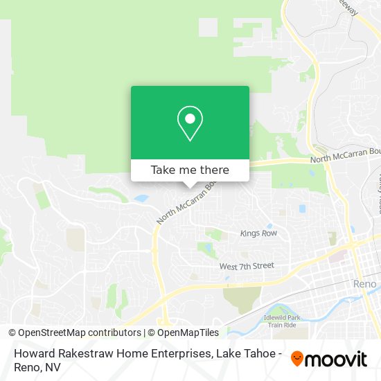 Howard Rakestraw Home Enterprises map