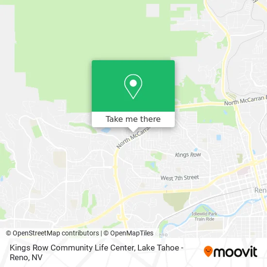 Kings Row Community Life Center map