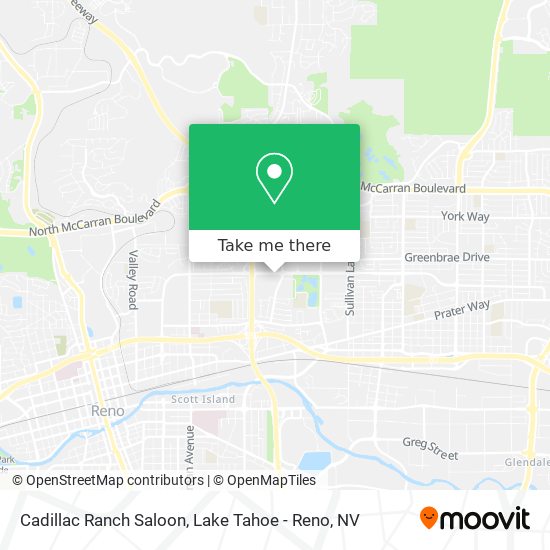 Cadillac Ranch Saloon map