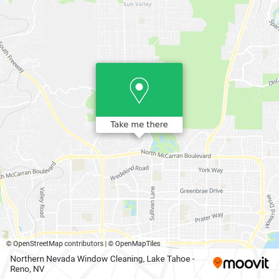 Mapa de Northern Nevada Window Cleaning