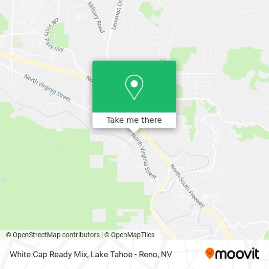 Mapa de White Cap Ready Mix