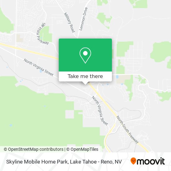 Mapa de Skyline Mobile Home Park